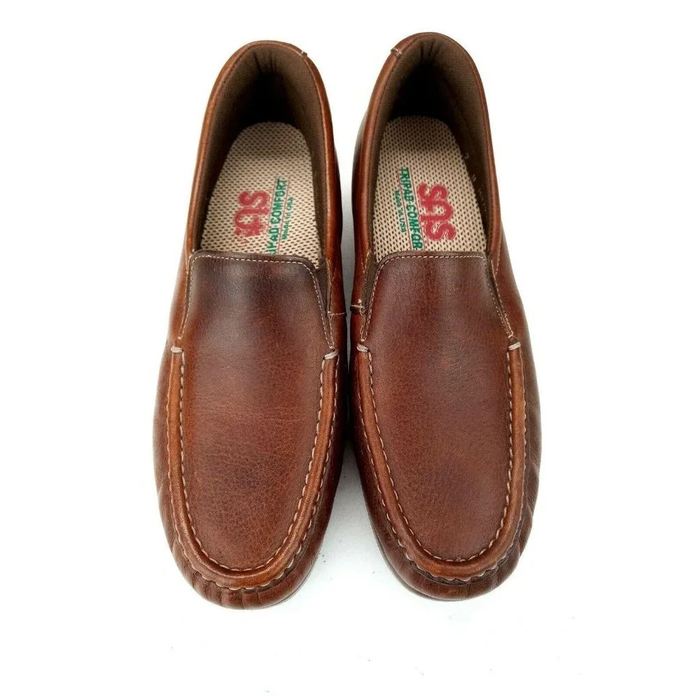 SAS Tripad Comfort Leather Slip On Shoes Women's 7